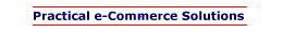 Specialists in e-Commerce Solutions