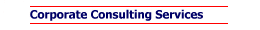 Corporate Consulting Services